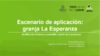 Escenario de aplicación: granja La Esperanza : Fertilización eficiente y sostenible a partir de la porcinaza - application/pdf